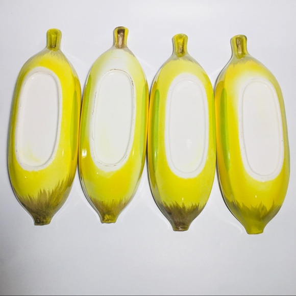 Vintage Ceramic Figural Banana Split Dishes Set - Picture 3 of 6